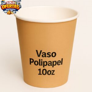 vaso 10 oz Vaso Polipapel Kraft 10 oz