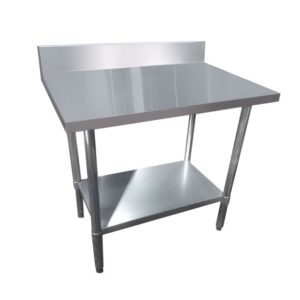 Meson mural acero inoxidable 150x85x60 repisa y patas acero galvanizado