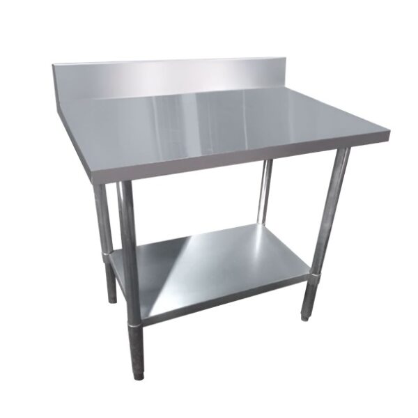 Meson mural acero inoxidable 150x85x60 repisa y patas acero galvanizado