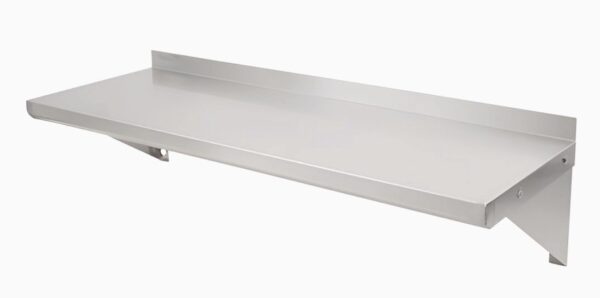 Repisa Mural Acero Inoxidable120x30cms
